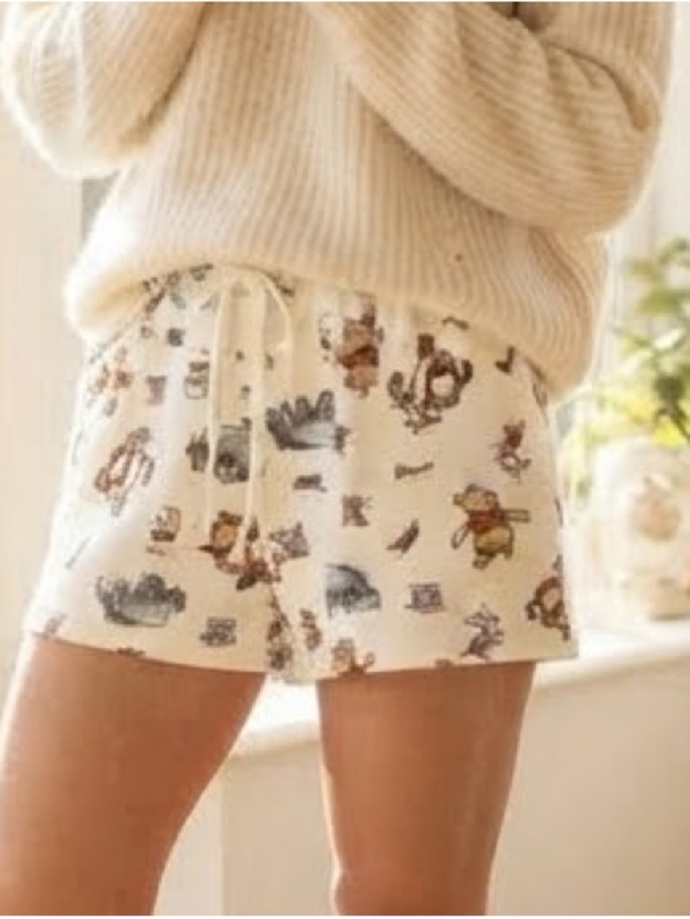 Disney Winnie The  Pooh shorts so cozy and comfortable size XL new with tags